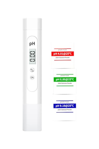 Springsun Ph Değeri Asitlik Ve Alkalinite Test Cihazı Taşınabilir Ph Test Kalemi Beyaz