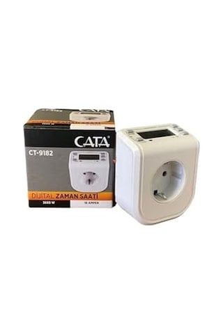 Zaman Ayarlı Dijital Saatli Priz Ct-9182 8698943819608