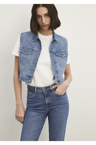 Mavi - Rona Classic Denim Indigo Mavisi Jean Yelek 1110450-86815 Mavi