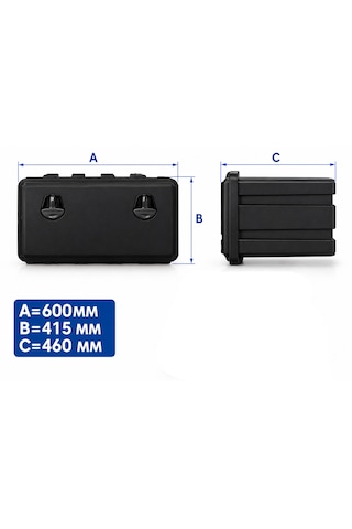 60cm Plastik Takım Dolabı 60x41x46 Dorse-pick Up-off Road-karavan-römork