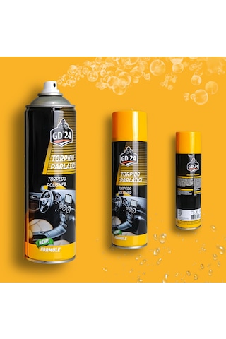 Gd 24 Torpido Parlatıcı & Plastik Parlatıcı Bakım Spreyi 500 Ml - Solmuş Yüzeyleri Canlandırın 500 Ml