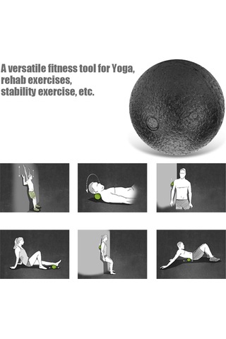 Tenfowee Epp Yoğun Yoğunluklu Spor Masaj Topu Kamuflaj 16x8cm İki Top Kas Gevşetme, Ağrı Azaltma Ve Rehabilitasyon İçin Uygun Camouflage Renkleri