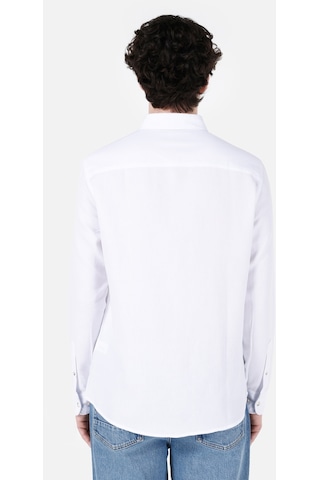 Colin's Colins Dar Kesim Shirt Yaka Beyaz Erkek Uzun Kol Gömlek Cl1069259 Cl1069259 Q1.v1 Wht Beyaz