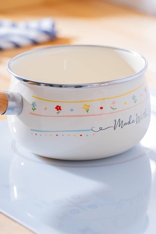 Made With Love Emaye Sütlük / Sosluk - 14 Cm