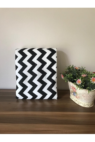 Ütü Masası Kılıfı İpli Stoperli Keçeli Örtüsü Bezi 55x140 Zebra