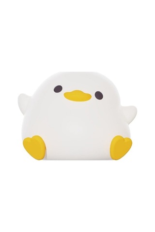 Gece Lambası Ördek Sevimli Ördek Lambası Kısılabilir Silikon Bebek Odası Gece Lambası Şarj Edilebilir Led Başucu Lambası Zamanlayıcı İle