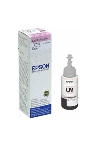 Premium Sanat Dolum Kartuş Epson T6736 Light Magenta İnkjet Mürekkep Kartuşu