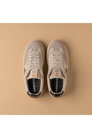 Off White Black Sneaker Günlük Kadın Earth Lea Garden Of God Beyaz - Siyah