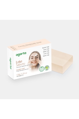 Agarta Leke için El Yapımı Doğal Katı Bitkisel Sabun 150 G