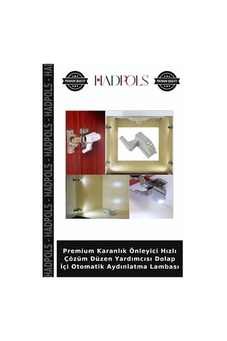 Premium Karanlık Önleyici Hızlı Çözüm Düzen Yardımcısı Dolap İçi Otomatik Aydınlatma Lambası Diğer