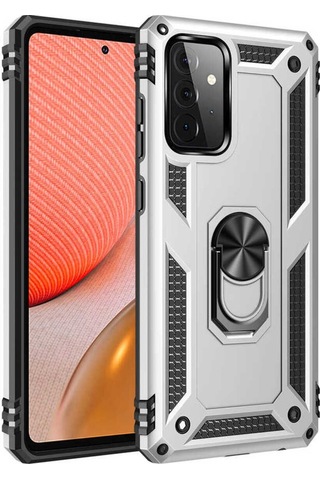 Samsung Uyumlu Galaxy A72 Kılıf Zore Vega Kapak Gri