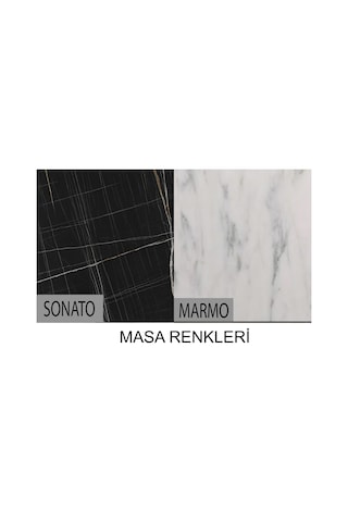 Adel Yemek Masası Takımı Nergis Sandalye 90x160 Cm 1 Masa 6 Sandalye