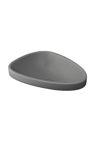 Bocchi Etna Tezgah Üstü Lavabo 58 CM Mat Gri 1112-006-0125