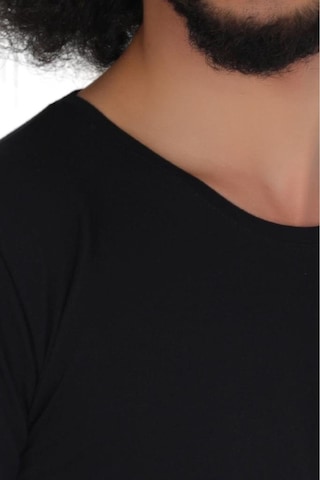 Cnt Erkek 3'lü Slim Fit Bisiklet Yaka Kısa Kollu Tişört Siyah Siyah