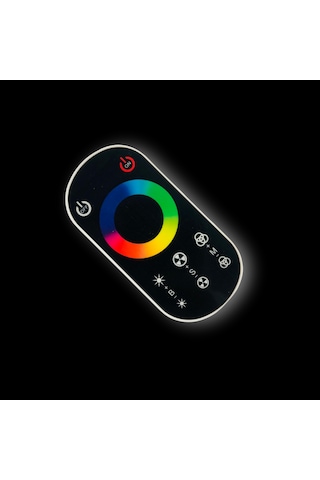 Rgb Led Şerit Rf Dokunmatik Kumanda Ve Kontrolcü Seti 12v 24v 18a Uzaktan Kumandalı