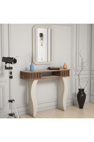 Variant Damla Aynalı Dresuar - Krem