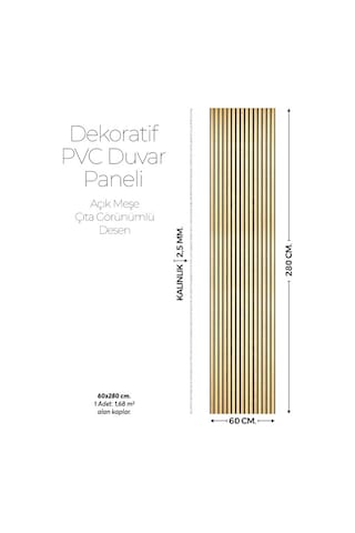 60x280 Duvar Paneli Lambiri Desen ,salon,duvar,tv Ünitesi-meşe,siyah Mt222