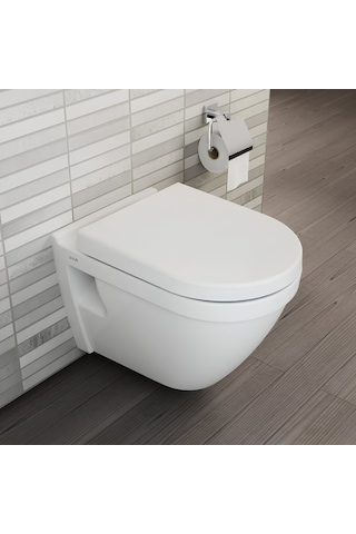 Vitra S50 Kanalsız Asma Klozet 7740t003-0850, Vitra Gömme Rezervuar Set 768-1851 Beyaz