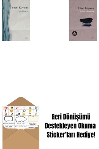Poetik Varlık + Beni Hiç Göremezsin + Okuma Sticker'ları