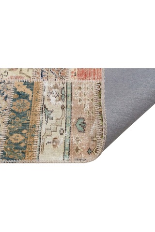 Sınırları Zorlayan El Yapımı Patchwork Halı 160x230 Cm - 6312