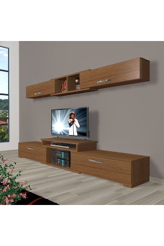 Decoraktiv Flex 5 Mdf Tv Ünitesi Tv Sehpası Ceviz