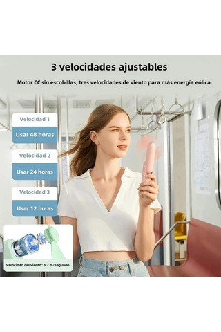 Yingfu Mini Usb Şarj Edilebilir Fan, 2000mah Power Bank, Siyah