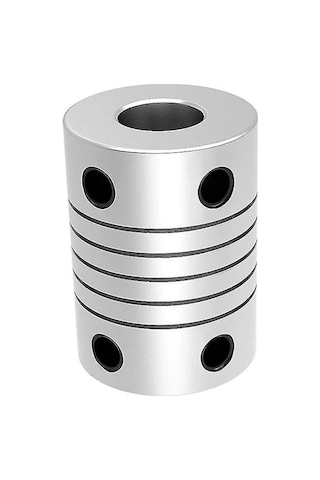 6.35x8mm Esnek Kaplin Alüminyum 3d Yazıcı Cnc Uyumlu