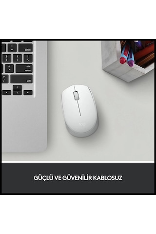Logıtech 910-006867, M171 White, Usb Nano 2,4g Kablosuz, 1000dpi, Optik, 3 Tuşlu, 12ay Pil Ömrü, Mou Diğer