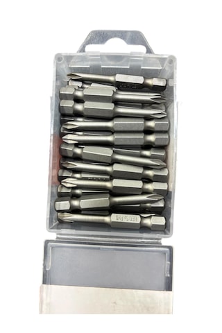 Leo Ph0 50mm ¼ S2 Kalite Mıknatıslı Bits Yıldız Uç 30 Adet