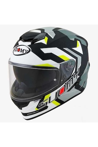 Suomy Stellar Kask Swıft Mat Beyaz Sarı