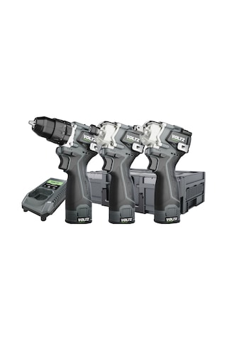 Voltz Voltz Vz16-3kıt 16.8v/2ah. Somun Sıkma/darbeli Vidalama/darbeli Matkap 3'lü Set