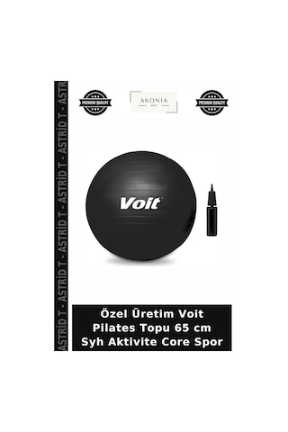 Özel Üretim Voit Pilates Topu 65 Cm Syh Aktivite Core Spor