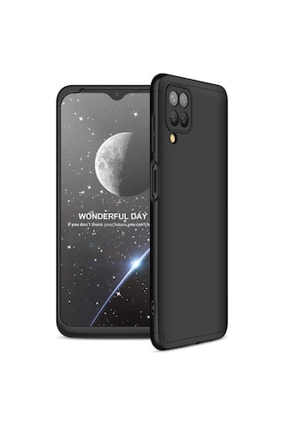 Galaxy M12 Kılıf Zore Ays Kapak Siyah