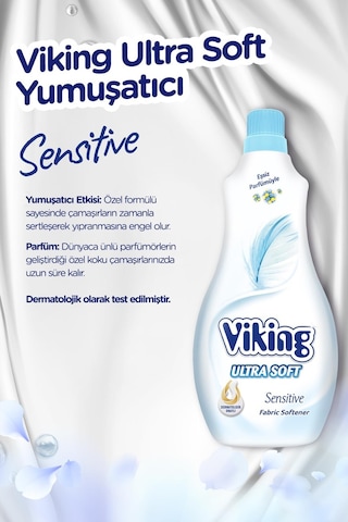 Viking Yumuşatıcı Soft Sensitive 3 x 1400 ML