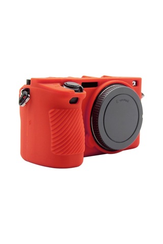 Sony Ilce-6500 İçin Puluz Soft Silikon Koruyucu Kılıf Kırmızı Diğer