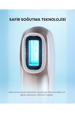 Mieco Safir Soğutma Özellikli İpl Lazer Epilasyon Aleti Safir