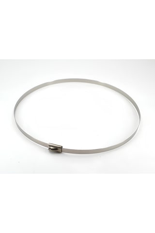 10 Adet 4,6mm 37cm Paslanmaz Çelik Kablo Bağı 10 Adet