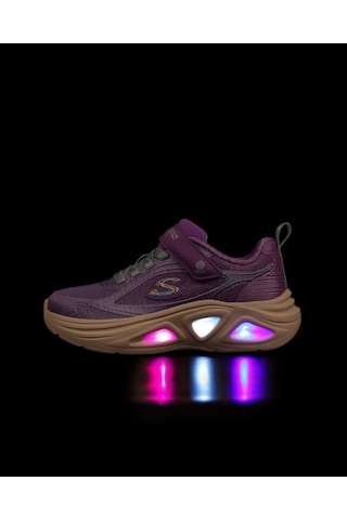 Skechers Sola Glow 2.0 Büyük Kız Çocuk Lavanta/açik Mavi Işıklı Spor Ayakkabı 303729l Lvaq Mor