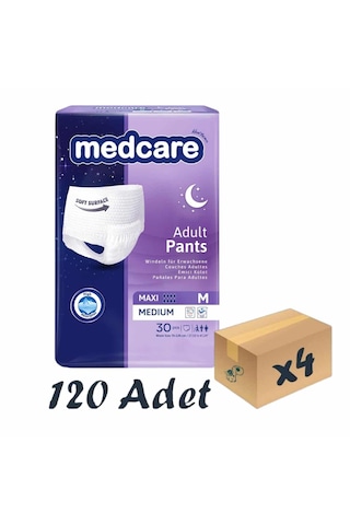 Medcare 8 Damla Maxi Emici Külot Hasta Bezi M 4 x 30'lu