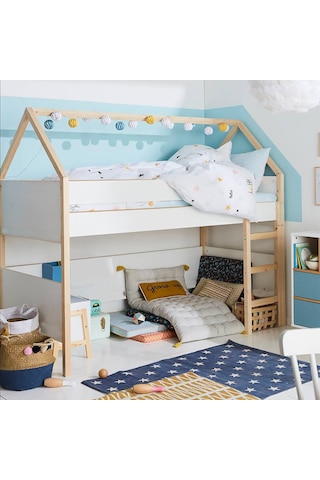 Markaawm Montessori Ranza Çocuk Ve Bebek Odası Ranza 90x190 Beyaz