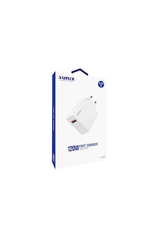 Sunix S-120 120w Turbo Süper Hızlı Şarj Adaptörü Kablosuz
