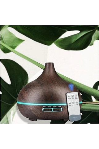 Hava Nemlendirici 7 Led Işıklı Aromatik Oda Kokusu 550 Ml Kahve Aroma Difüzörü Buhar Makinası - 9001948939248ynt