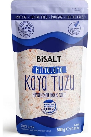 Bisalt Himalaya Kaya Tuzu İri İyotsuz 500 G