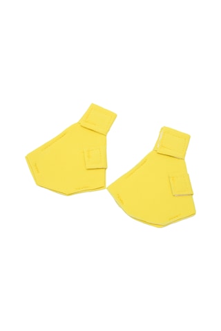 Moveevo Piliçler İçin Yumuşak Kolluklu Ayak Koruması Botları - Yumuşak Kumaş, Esnek Ve Kolay Giyilebilir Sarı M