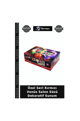 Özel Seri Kırmızı Venüs Salon Süsü Dekoratif Sunum