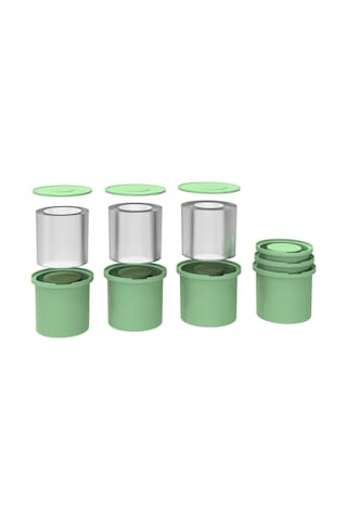 Yifomall Silikon Buz Kalıbı Seti - Ayrılabilir Kapaklı, Yeşil, 3 Parça, İçi Boş Buz Küpleri İçin Pratik Çözüm Çok Renkli