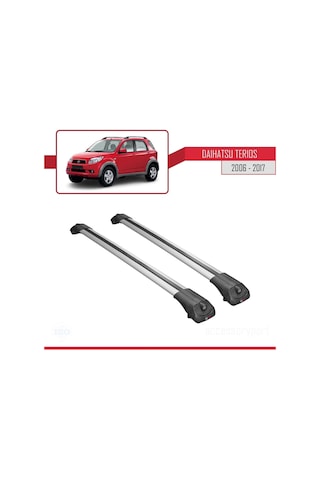 Daihatsu Terios 2006-2017 Arası İle Uyumlu Ace-1 Ara Atkı Tavan Barı Gri