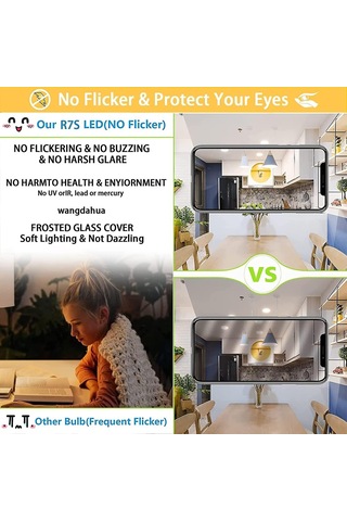 2 Adet R7s 118mm Led Ampul 30w Kısılabilir, Sıcak Beyaz 3000k, Titreşimsiz