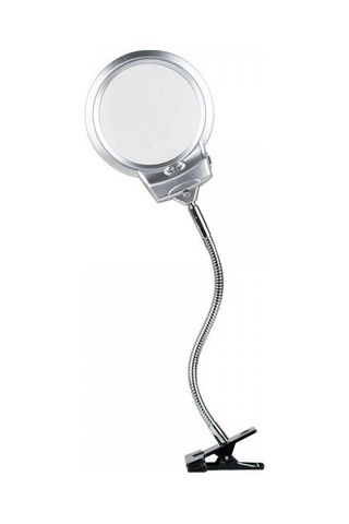 2.5x130 Mm 5x24 Mm Led Aydınlatmalı Büyüteç Mandallı-mg15124-c Tamirat Metal Hortumlu Okuma