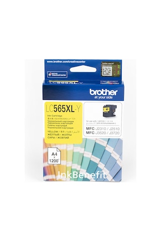 Brother Lc565Xly Sarı Mürekkep Kartuş 1200 Sayfa